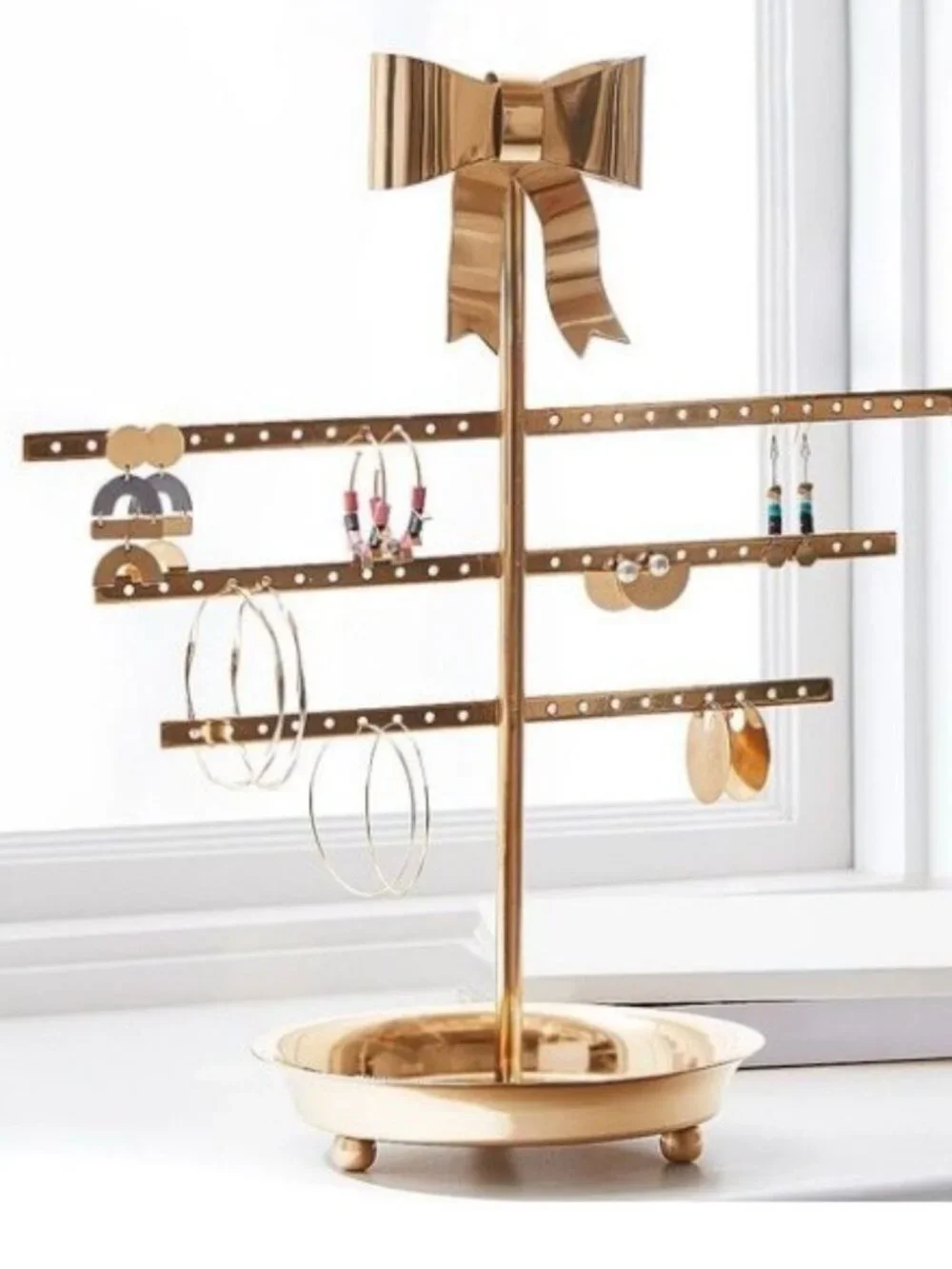 Pottery Barn Teen Emily and Meritt Bow Earring Holder Jewelry Stand